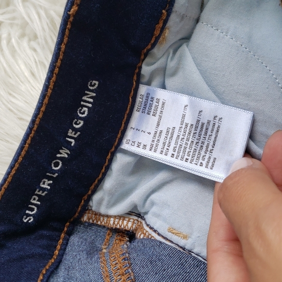 AMERICAN EAGLE Ripped Skinny Jeans Sise 2 - Picture 4 of 7